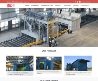 Mecshot.net(Mecshot Blasting Equipment Pvt. Ltd) Screenshot