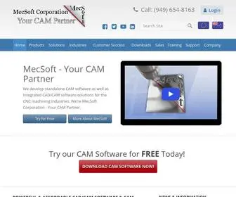 Mecsoft.com(Powerful, Affordable & Easy to Use CAM Software) Screenshot