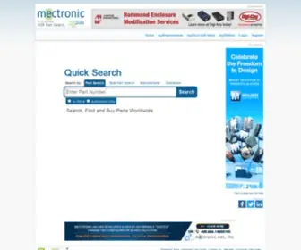 Mectronic.com(Part search) Screenshot