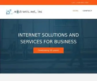 Mectronic.net(Contact regarding any of our Solutions) Screenshot