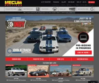 Mecum.com(Mecum Auctions) Screenshot