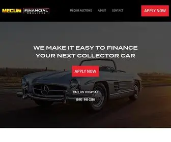Mecumfinancial.com(Mecum Financial Services) Screenshot