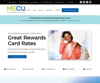 Mecuokc.org(Municipal Employees Credit Union) Screenshot