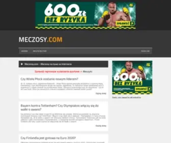 Meczosy.com(Mecze na) Screenshot