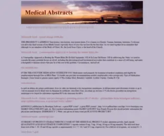 Med-Abstracts.com(Medical Abstracts) Screenshot