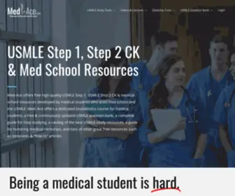 Med-Ace.com(Free USMLE Step 1) Screenshot