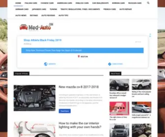 Med-Auto.com(Automotive portal) Screenshot