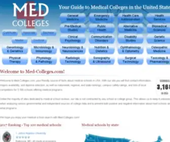 Med-Colleges.com(2015 national rankings for medical schools in the united states) Screenshot