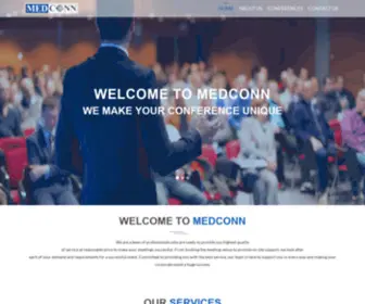 Med-Conn.com(The Best meeting and conference support Service Provider) Screenshot