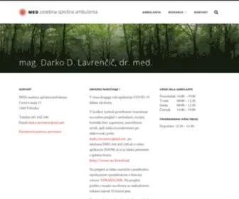 Med-Lavrencic.si(MED zasebna splošna ambulanta) Screenshot