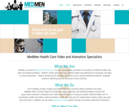Med-Men.com(Health Care Video and Medical Animation Production Company) Screenshot