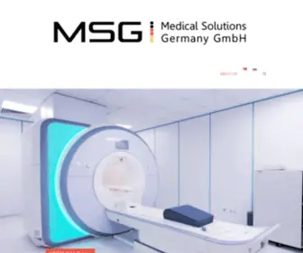 Med-Technik.net(MRT & CT Anlagen Handel seitMSG Medical Solutions Germany GmbH) Screenshot