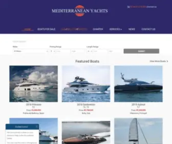 Med-Yachts.com(Mediterranean Yachts) Screenshot