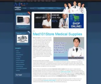 Med101Store.com(Medical Office Supplies) Screenshot