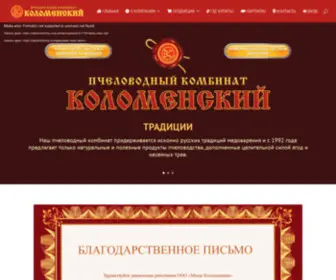 Meda-Kolomna.ru(Меды Коломенские) Screenshot