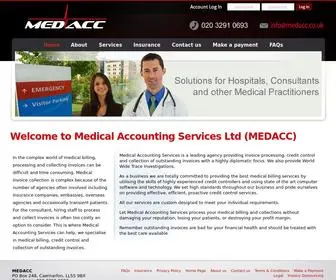 Medacc.co.uk(Medical Accounting Services) Screenshot