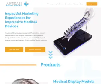 Medacc.com(Medical Display Models & Surgical Trainers) Screenshot