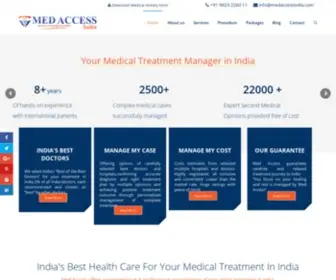 Medaccessindia.com(Best Medical Treatment in India) Screenshot