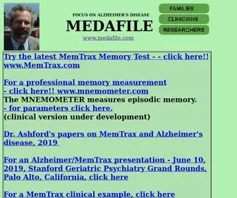 Medafile.com(The MEDAFILE website) Screenshot