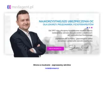 Medagent.pl(Ubezpieczenia, finanse, sprzęt medyczny) Screenshot