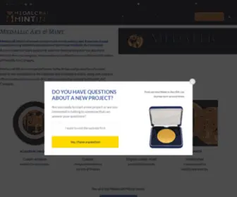 Medallic.com(Medalcraft Mint) Screenshot