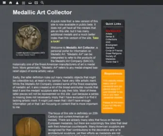 Medallicartcollector.com(Medallic Art Collector) Screenshot