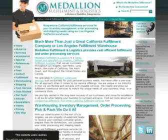 Medallionenterprises.com(Medallion Fulfillment and Logistics) Screenshot