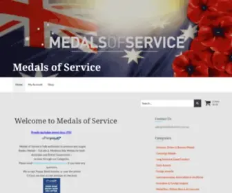 Medalsofservice.com.au(Medals of Service) Screenshot