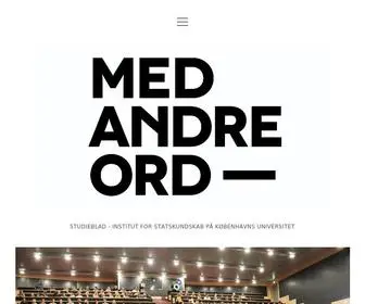 Medandreord.dk(Studieblad) Screenshot