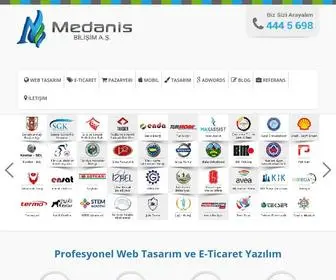 Medanis.com.tr(Profesyonel Web Tasarım ve E) Screenshot