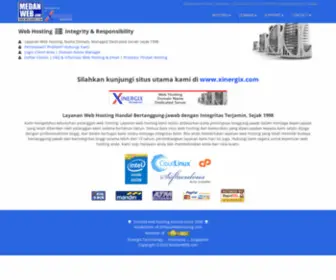 Medanweb.com(Web Hosting) Screenshot