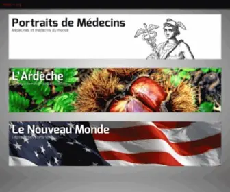 Medarus.org(Portraits de Médecins) Screenshot