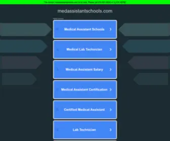 Medassistantschools.com(Best Accredited Medical Assistant Schools) Screenshot