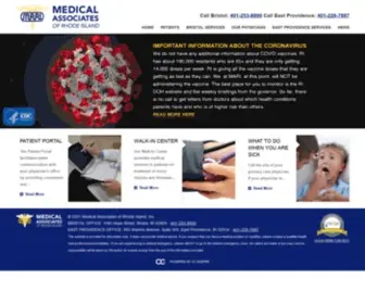 Medassociatesofri.com(Medical Associates of Rhode Island) Screenshot