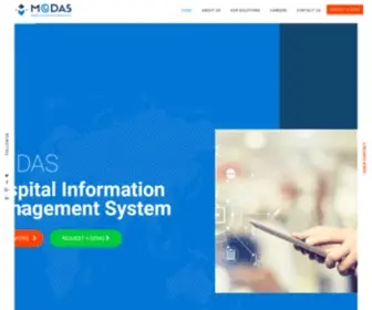 Medassolutions.com(Medas software solution) Screenshot