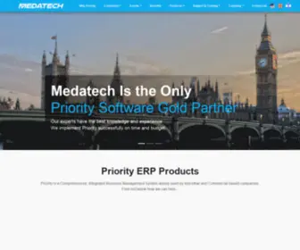 Medatech.com.au(Best ERP Software Provider in Australia) Screenshot