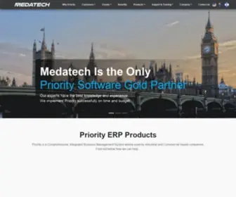 Medatechuk.com(ERP solution providers in UK) Screenshot