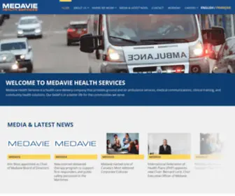 Medaviehs.com(Medavie Health Services) Screenshot