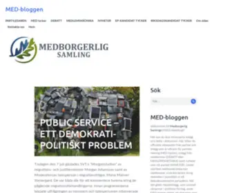Medbloggen.se(MED-bloggen) Screenshot