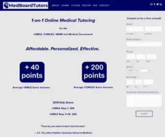 Medboardtutors.com(MedBoardTutors) Screenshot