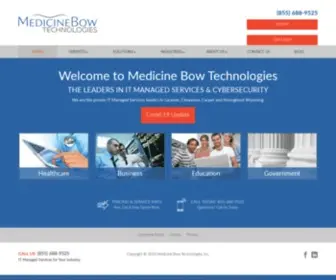Medbowtech.com(Managed Services Provider (MSP)) Screenshot