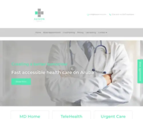 Medcare.aw(MedCare Clinic Aruba) Screenshot