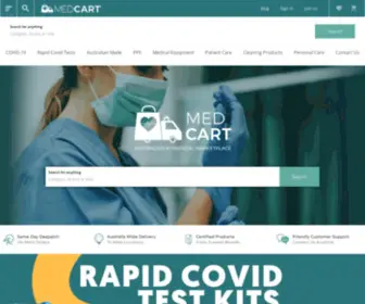 Medcart.com.au(Medical Equipment & Healthcare Supplies) Screenshot