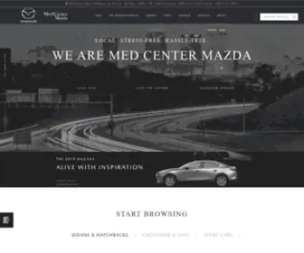 Medcentermazda.com(HUGE SAVINGS On New Mazdas & Used Cars In Pelham) Screenshot