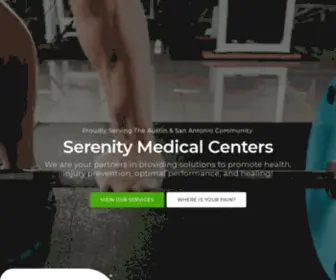 Medcenters.org(Serenity Medical Centers) Screenshot