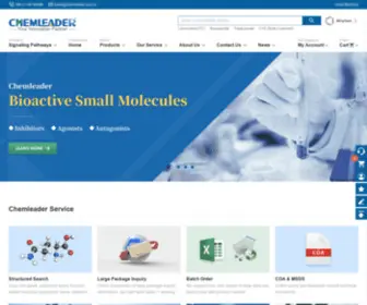 Medchemleader.com(Chemleader-Small Molecules) Screenshot