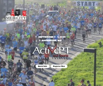 Medcitymarathon.com(Med City Marathon) Screenshot