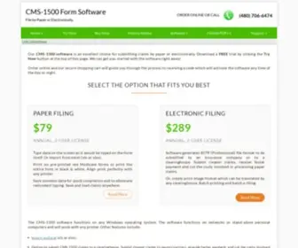 Medclaimsoftware.com(CMS) Screenshot