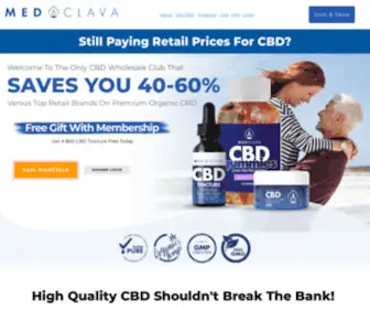 Medclava.com(MedClava Wholesale CBD Buyer's Club) Screenshot