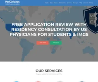Medclerkships.com(USCE & Residency Consultation) Screenshot